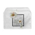 thumbnail image 1 of ZUXONGSY Daisy Print Toaster Covers 2 Slice White Anti-Sputtering Bread Toaster Cover Toaster Dust Cover Wide Slot Keep from Dust Fingerprint Kitchen Accessories Decor, 1 of 6
