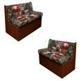 thumbnail image 1 of ZUXONGSY Deer American Flag Camo Pattern 4 Pcs RV Dinette Cushion Covers Washable Camper Cushion Slipcover Stretch Camper Seat Covers Dinette Booth Sofa Slipover for Travel Trailer Couch, 1 of 8