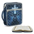 thumbnail image 1 of ZUXONGSY Deer Cross Print Bible Case for Women Quilted Bible Carrier Sturdy Christian Tote Bag with Handle Scripture Bag for ChuZU Essentials, 1 of 7