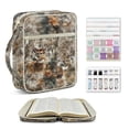 thumbnail image 1 of ZUXONGSY Deer Forest Print Quilted Bible Cover for Women - Multifunctional Scripture Bag with Zippered Pocket & Bookmarks, Stylish Book Tote for ChuZU and Bible Study, 1 of 8