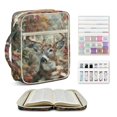 thumbnail image 1 of ZUXONGSY Deer Maple Leaf Print Bible Cover Case for Women Quilted Bible Carrying Case Lightweight ChuZU Bag with Tabs & Durable Handle Christian Gift for Religious, 1 of 8
