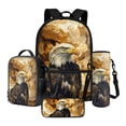 thumbnail image 1 of ZUXONGSY Elk Cross Dove Print Backpack for Boys Girls School Bag with Lunch Bag Pencil Case and Water Bottle Holder Set Kids 4 in 1 Bookbag Back Packs Satchel Travel Rucksack with Zipper Pocket, 1 of 6