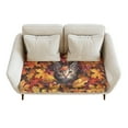 thumbnail image 1 of ZUXONGSY Fall Maple Leaf Sofa Cushion Cover Cat Couch Cushion Protector Covers Soft Sofa Cushion Dust Cover Thanksgiving Sofa Cushion Slipcover 2 Seater Loveseat Cushion Cover, 1 of 5
