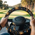 thumbnail image 1 of ZUXONGSY Galaxy Golf Cart Steering Wheel Cover Sun Moon Car Interior Accessories Anti-Slip Club Car Steering Wheel Cover Absorbing Sweat Auto Wheel Cover Gifts for Friends Family, 1 of 7