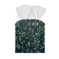 thumbnail image 1 of ZUXONGSY Green Leaf Square Tissue Box Cover 2 Piece Modern PU Leather Tissue Box Holder Waterproof Tissue Cover Customized Printed Tissue Cover Aesthetic Decor for Women Men, 1 of 7