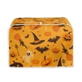 thumbnail image 1 of ZUXONGSY Halloween Bat Ghost Toster Cover 2 Slice Toaster Dust Cover Appliance Cover Wide Slot Quilted 2 Slice Toaster Appliance Dust-Proof Cover Halloween Decor, 1 of 1