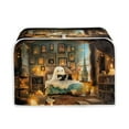 thumbnail image 1 of ZUXONGSY Halloween Ghost Toaster Cover 2 Slice Bread Machine Dust Cover Wide Slot Quilted Two Slice Toaster Appliance Dust-Proof Cover Anti-Sputtering Halloween Decor, 1 of 7