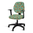 thumbnail image 1 of ZUXONGSY Highland Cow Cactus Office Chair Cover 2 Piece Mid Back Chair Covers Stretchable Computer Chair Protector Easy to Clean Suitable for Most Decorating Styles Decorating Old Chairs, 1 of 7
