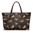 thumbnail image 1 of ZUXONGSY Horse Print Handle Handbag for Women Portable Tote Bag Casual Top Handles Work Bag with Inner Pocket for Tours Daily Use, 1 of 6