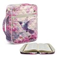 thumbnail image 1 of ZUXONGSY Hummingbird Cherry Blossom Print Bible Cover Case for Women Large Bible Holder Lightweight Christian Tote Bag with Multiple Pockets Christian Gift for Daily Use, 1 of 7