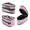 thumbnail image 1 of ZUXONGSY Hummingbird Cherry Blossom Print Steam Iron Holder Waterproof & Dustproof Garment Steamer Case Lightweight Travel Iron Organizer with Handle , Case Only, 1 of 6