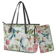 thumbnail image 1 of ZUXONGSY Hummingbird Peony Butterfly Print Purse and Wallet Sets Womens Handbag and Purse Set Lightweight Top Handle Tote Bag for Women Waterproof Shoulder Handbag with Wallet, 1 of 4