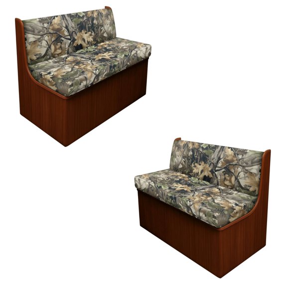 ZUXONGSY Hunting Camo Print 4 Pack RV Dinette Cushion Covers Stretch Camper Cushion Slipcover Non-Slip RV Couch Cover Sofa Slipover for Travel Trailer Couch