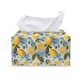 thumbnail image 1 of ZUXONGSY Lemon Tissue Box Covers PU Leather Facial Tissue Tissue Box Cover with Buckle Stylish Tissue Box Cover Lightweight Tissue Box Cover for Bathroom,Car,Bedroom, Hotel, Office, 1 of 7