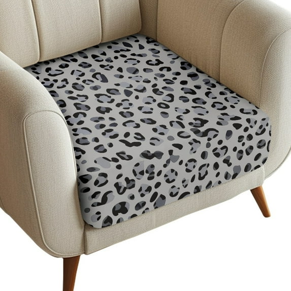 ZUXONGSY Leopard Print Couch Cushion Covers Separate Sofa Seat Cushion Cover Spandex Couch Seat Cushion Slipcover Stretchable Furniture Covers 1 Seater Armchair Cushion Cover Home Decor