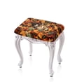 thumbnail image 1 of ZUXONGSY Maple Leaf Stool Covers Rectangle Set of 2 Bar Stool Seat Covers with Elastic Bands Spandex Chair Cover Stretch Slipcovers Easy to Install And Clean Thanksgiving Fall Decor, 1 of 7