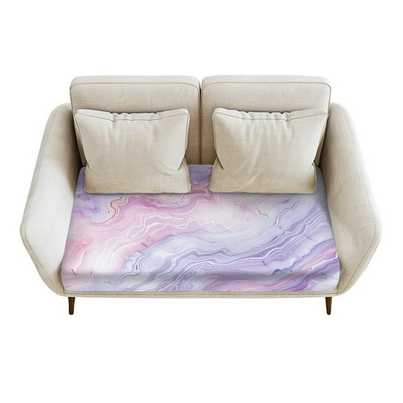 ZUXONGSY Marble Couch Cushion Cover Stripes Sofa Seat Cushion Slipcovers Spandex Couch Seat Cushion Slipcover Contemporary Furniture Protector for Rehabilitation Patients 50x27.5x9 in