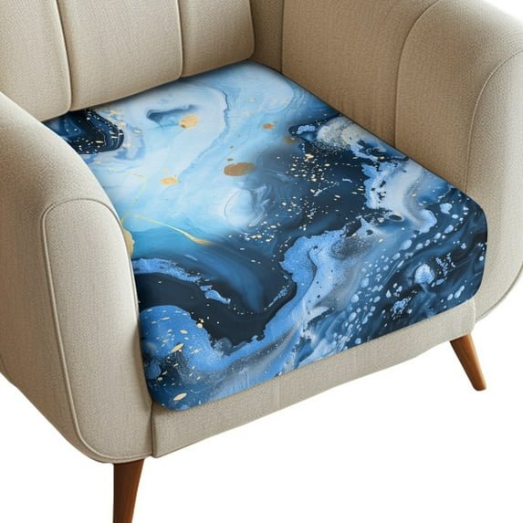 ZUXONGSY Marble Print Couch Cushion Covers Sofa Cushion Protector Cover Outdoor Patio Couch Cushion Protector Cover Sofa Cushion Dust Cover 1 Seater Armchair Cushion Cover