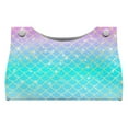 thumbnail image 1 of ZUXONGSY Mermaid Scale Tissue Box Covers Elegant Office Desk Decorations with Buckle Rectangular PU Long Tissue Box Cover Replacement Napkin Tissue Dispenser Attractive Decor, 1 of 7