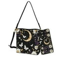 thumbnail image 1 of ZUXONGSY Moon Butterfly Daisy Flower Print Bucket Crossbody Bag Set for Women Casual Crossbody Handbag with Leather Wallet Fashion Bucket Bag Tote Purse Set for Travel, 1 of 4
