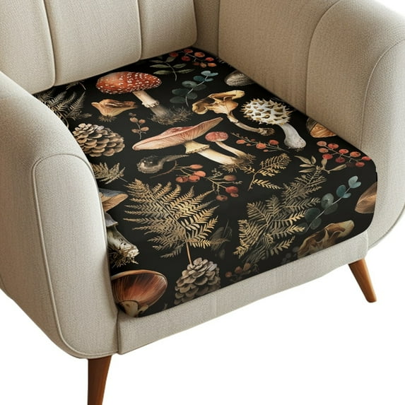 ZUXONGSY Mushroom Couch Cushion Covers Sofa Cushion Protector Cover Dust Cover-S Outdoor Patio Couch Cushion Protector Cover Separate Sofa Seat Cushion Cover for Home Restaurant Hotel