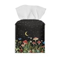 thumbnail image 1 of ZUXONGSY Mushroom Square Tissue Box Cover Moon 2 Packs Modern PU Leather Tissue Box Holder Easy to Clean Tissue Box Cover Case Waterproof Square Tissue Box Organizer Kitchen Decor, 1 of 7