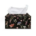 thumbnail image 1 of ZUXONGSY Mushroom Tissue Box Covers PU Leather Rectangular Tissue Box Holder with Buckle Texture Leather Tissue Box Cover Waterproof Tissue Cover Gifts to Friends Family, 1 of 7