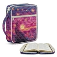 thumbnail image 1 of ZUXONGSY Paint Starry Night Print Bible Cover Case for Women Large Bible Carrier Multifunctional ChuZU Bag with Handle Scripture Bag for Daily Use, 1 of 7