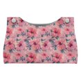thumbnail image 1 of ZUXONGSY Pink Flower Tissue Box Covers 2 Packs Rectangle PU Leather Tissue Box Holder with Buttons Decorative Cube Tissue Holder for Bathroom Tissue Case Bag Organizer Home Decor, 1 of 7