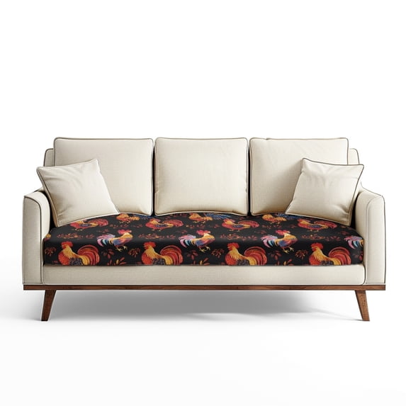 ZUXONGSY Rooster Couch Cushion Covers Sofa Cushion Protector Cover Stretchy Cushion Covers for Sofa Armhair Cushion Slipcover for Living Room Bedroom Office 75x27.5x9 in