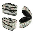 thumbnail image 1 of ZUXONGSY Rose Daisy Flower Print Steam Iron Case Waterproof & Dustproof Iron Storage Holder Travel Steamer Bag Lightweight Carrier Bag Iron Accessories, Case Only, 1 of 6