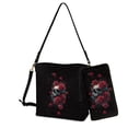 thumbnail image 1 of ZUXONGSY Skull Rose Print 2 Pcs Bucket Purse Set for Women Lightweight Shoulder Bag with Leather Wallet Casual Top-Handle Handbags with Purse for Shopping, 1 of 4