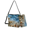thumbnail image 1 of ZUXONGSY Starfish Shell Beach Print 2 Pcs Bucket Purse Set for Women Multifunctional Bucket Bag Tote Purse Set Multipurpose Shoulder Bag with Leather Wallet for Daily Use, 1 of 4