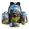 thumbnail image 1 of ZUXONGSY Steam Train Print 4 in 1 Backpack Set Included Shoulder Bagpack and Lunch Pouch Pencil Case and Water Bottle Holder for Boys and Girls Large Capacity Schoolbag Bookbag, 1 of 6