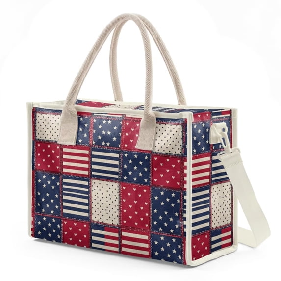ZUXONGSY Striped Print PVC Tote Bag for Women, Transparent Large Shoulder Bag with Top Handle, Waterproof Handbag with Zipper for Work Travel, Weekend Trips Essential