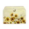 thumbnail image 1 of ZUXONGSY Sunflower Butterfly Toast Cover 2 Slice Kitchen Appliance Covers Wide Slot Universal Size Kitchen Appliance Cover for Bread Machine Easy to Clean Home Decor, 1 of 7