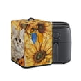 thumbnail image 1 of ZUXONGSY Sunflower Cat Air Fryer Cover Dust Cover Electric Pressure Cooker Cover with Top Handle And Pockets Rice Cooker Coffee Machine Cover Not Easy to Pilling And Fade Home Decor, 1 of 7