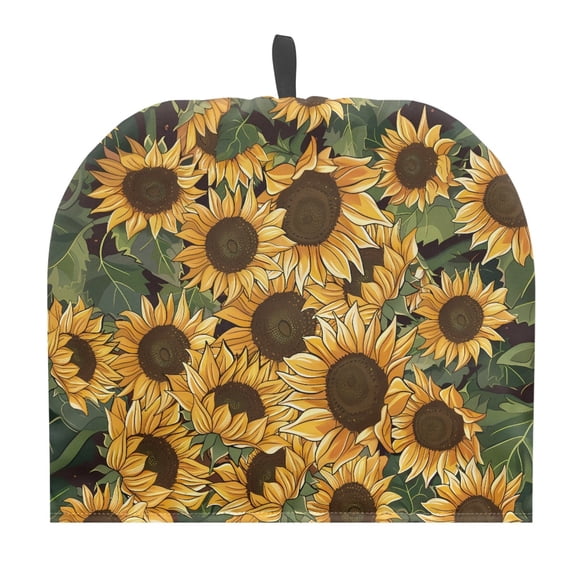 ZUXONGSY Sunflower Tea Cozies for Teapot Dust Protector with Hanging Loop Fit Tea Breakfast Warmer Cover Kettle Protective for Home Table Restaurant Decorative Accessories