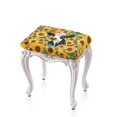 thumbnail image 1 of ZUXONGSY Sunflowers Cow Stool Covers Rectangle 2 Pieces Bar Furniture Cover with Elastic Bands Covers for Upholstered Furniture Rectangle Chair Easy to Clean Home Indoor Decor, 1 of 7