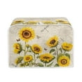thumbnail image 1 of ZUXONGSY Sunflowers Toaster Covers 4 Slice Small Appliance Toaster Cover Wide Slot Butterflies Universal Size Kitchen Appliance Cover for Bread Machine Dust Protection, 1 of 6