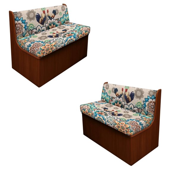 ZUXONGSY Turtle Polynesian Tribal Pattern 4 Pieces RV Dinette Cushion Covers Set, Washable Camper Cushion Slipcovers Replacement Sofa Cushions Slipcovers for Travel Trailer Couch