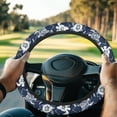 thumbnail image 1 of ZUXONGSY Turtle Print Golf Cart Steering Wheel Covers Universal Automotive Steering Wheel Cover Non-Slip Club Car Steering Wheel Cover Interior Decor Steering Wheel Accessories Gifts for Dad, 1 of 7