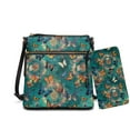 thumbnail image 1 of ZUXONGSY Vintage Butterfly Mandala Print PU Leather Crossbody Bag Purse and Wallet Set for Women - Large Multi-Pocket, Adjustable Strap, Waterproof Lightweight Travel Shoulder Bag, 1 of 5