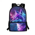 thumbnail image 1 of ZUXONGSY Wolf Galaxy School Backpack for Boys Kids Girls Backpack 10-12 Years Old Large Capacity Children Bookbag Dailypack for Travel Picnic, 1 of 5