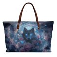 thumbnail image 1 of ZUXONGSY Wolf Rose Butterfly Print Tote Handbag for Women Large Capacity Top Handle Bag Waterproof Satchel Handbags with Inner Pocket for Shopping Work Business, 1 of 6