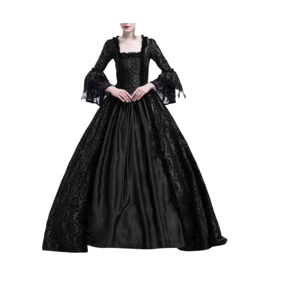 ZVAVZ 50% Off,18th Century Dress Women's Rococo Princess Ball Gown Southern Belle Long Gothic Costume Holiday Theme Dresses Cosplay Costumes for Women
