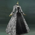 thumbnail image 1 of ZVAVZ Clearance-Sale,Vintage Tea Party Dress for Women Flare Sleeve Gothic Ball Gowns Ruffle Corset Holiday Costume Lolita Dress Plus Size for Teen Girls 2025 Clearance Womens Rococo Dress, 1 of 3