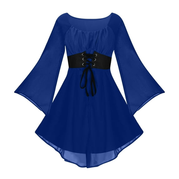 ZVAVZ Holiday Savings Deals 2025! Victorian Dress 1950S Dresses for Women Corset Flare Sleeve Vintage Dress Cocktail Party Ball Gown Plus Size Dress for Women Corset Dress for Women