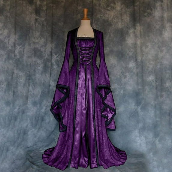 ZVAVZ On ,18th Century Dress Women's Rococo Princess Ball Gown Southern Belle Long Gothic Costume Holiday Theme Dresses Plus Size Dresses Under $10