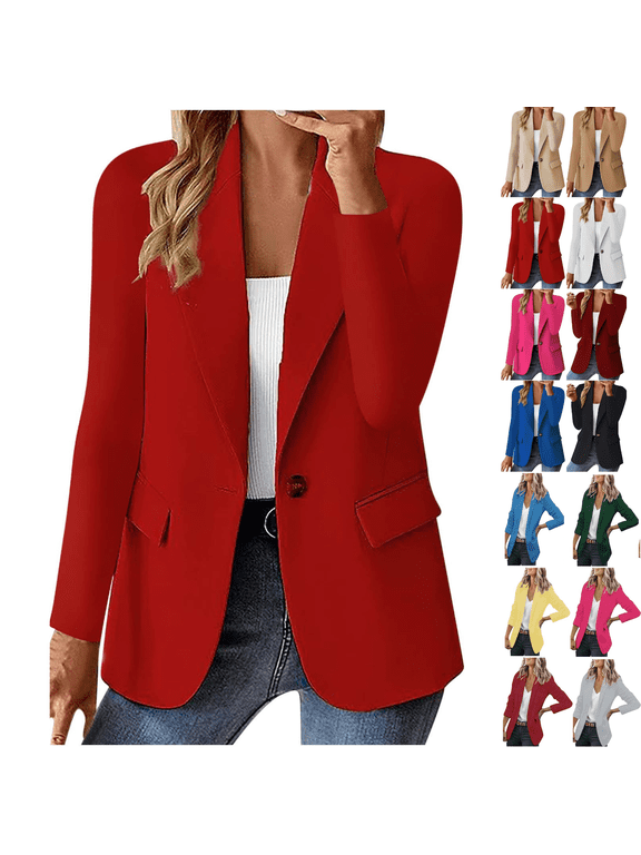 Short Blazers for Women/Business Blazer for Women/Linen Jackets for Women/Yellow Blazer Jackets for Women/Unstructured Blazer/Purple Blazer for Women/Hot Pink Blazer Jacket for Women